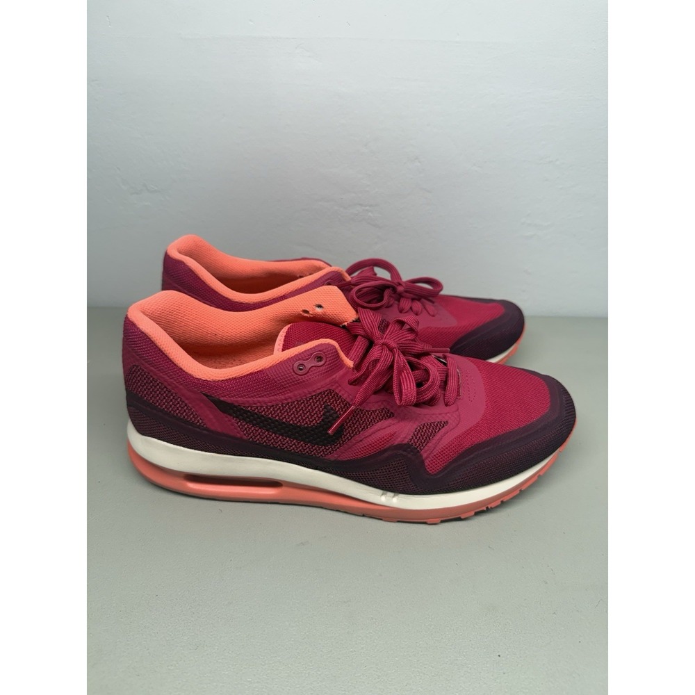 Nike Air Max Lunar 1 Fuschia Force Shoes Womens Size 11 Pink 654937-600